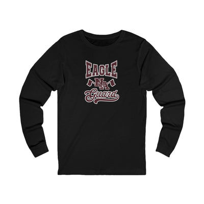 Adult Unisex Classic Varsity Eagle Guard Graphic Long Sleeve Soft Tee