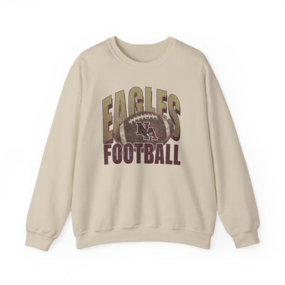 Adult Unisex New Albany First-Down Distressed Football Graphic Sweatshirt