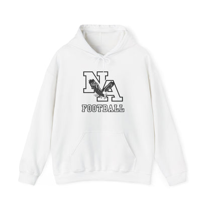 Adult Unisex Classic Logo White Football Graphic Hoodie