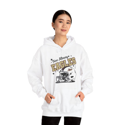 Adult Unisex New Albany Eagles Football Pride Graphic Hoodie