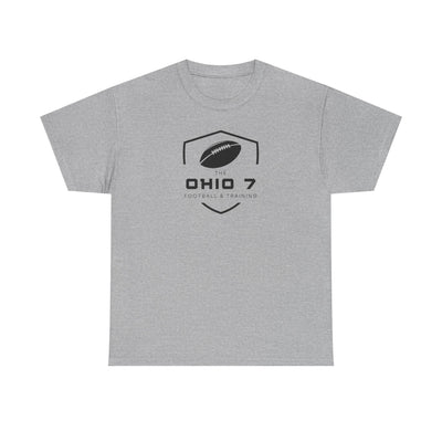 Adult Unisex The Ohio 7 Black Logo Short Sleeve Gildan Heavy Tee