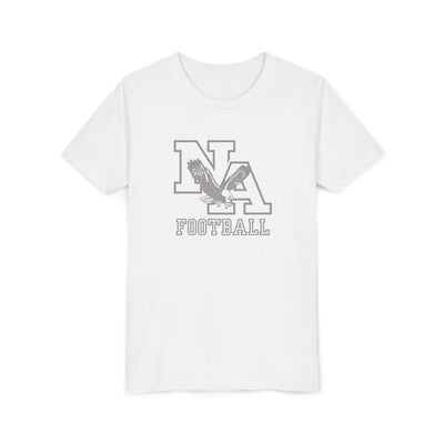 Youth New Albany Tonal Football Logo Graphic Short Sleeve Soft Tee