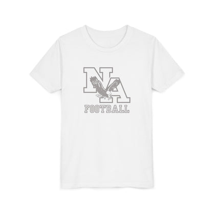 Youth New Albany Tonal Football Logo Graphic Short Sleeve Soft Tee