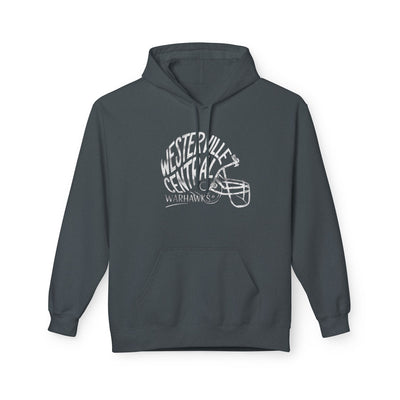 Adult Unisex Westerville Central Hustle Helmet Graphic Soft Style Hoodie