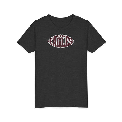 Youth New Albany Football Eagle Ball Graphic Short Sleeve Bella + Canvas Soft Tee