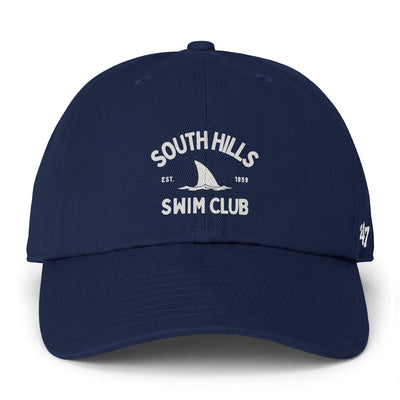 Adult Unisex South Hills Swim Club Home of the Sharks Graphic 47 Brand Clean Up Cap