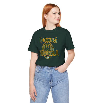Adult Unisex Bruin Ultimate Football Graphic Short Sleeve Soft Tee
