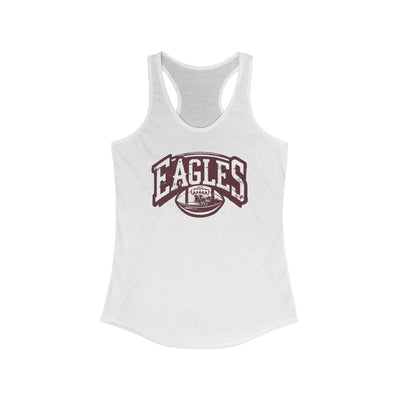 Women's Eagles Football Motion Graphic Racerback Tank