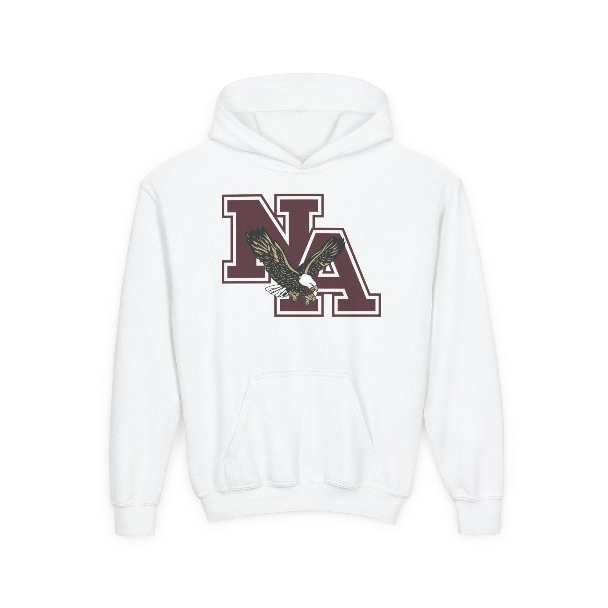 Youth Maroon Classic Logo Graphic Hoodie