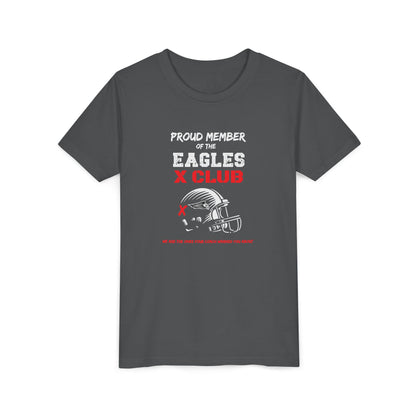 Youth Eagles Red X Club Graphic Short Sleeve Soft Tee