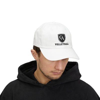 Adult Unisex Columbus Academy Vikings Volleyball Embroidered Logo Dad Cap
