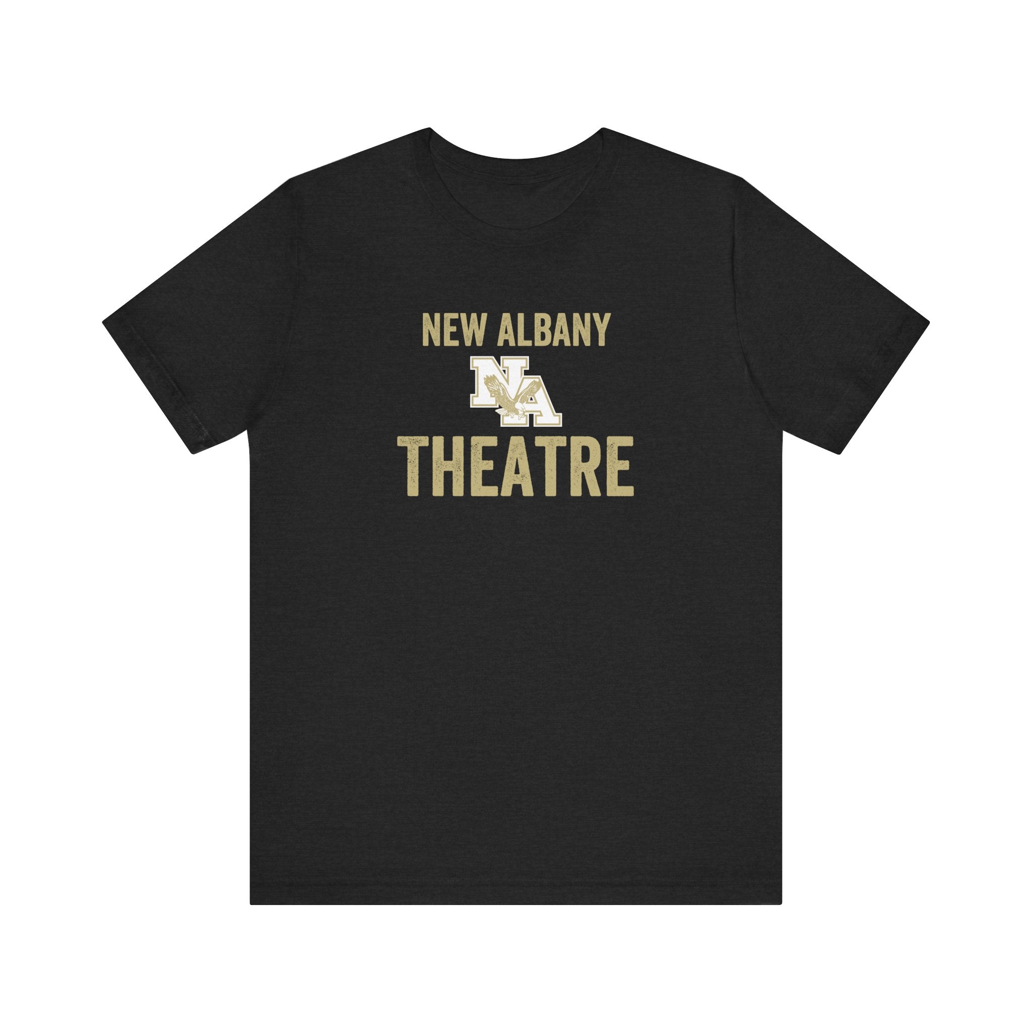 Adult Unisex Vintage Distressed New Albany Theatre Graphic Short Sleeve Soft Tee
