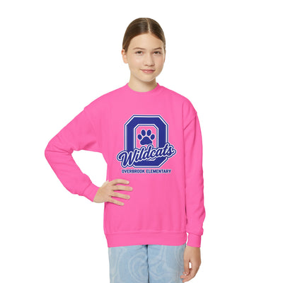 Youth Overbrook Elementary Wildcats Block Letter Graphic Sweatshirt