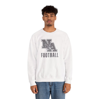 Adult Unisex New Albany Distressed Vintage Football Logo Graphic Sweatshirt