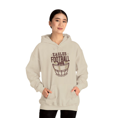 Adult Unisex Eagles Maroon Hype Helmet Graphic Hoodie