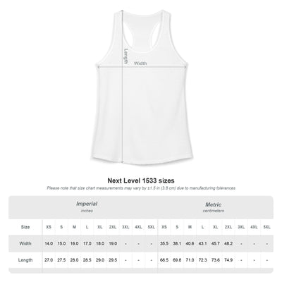 Women's Westerville Central Warhawks Spirit Script Graphic Next Level Racerback Tank