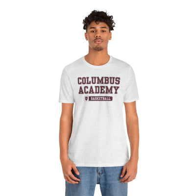 Adult Unisex Columbus Academy Basketball Graphic Short Sleeve Bella + Canvas Soft Tee