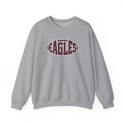 Adult Unisex New Albany Football Eagle Ball Graphic Sweatshirt