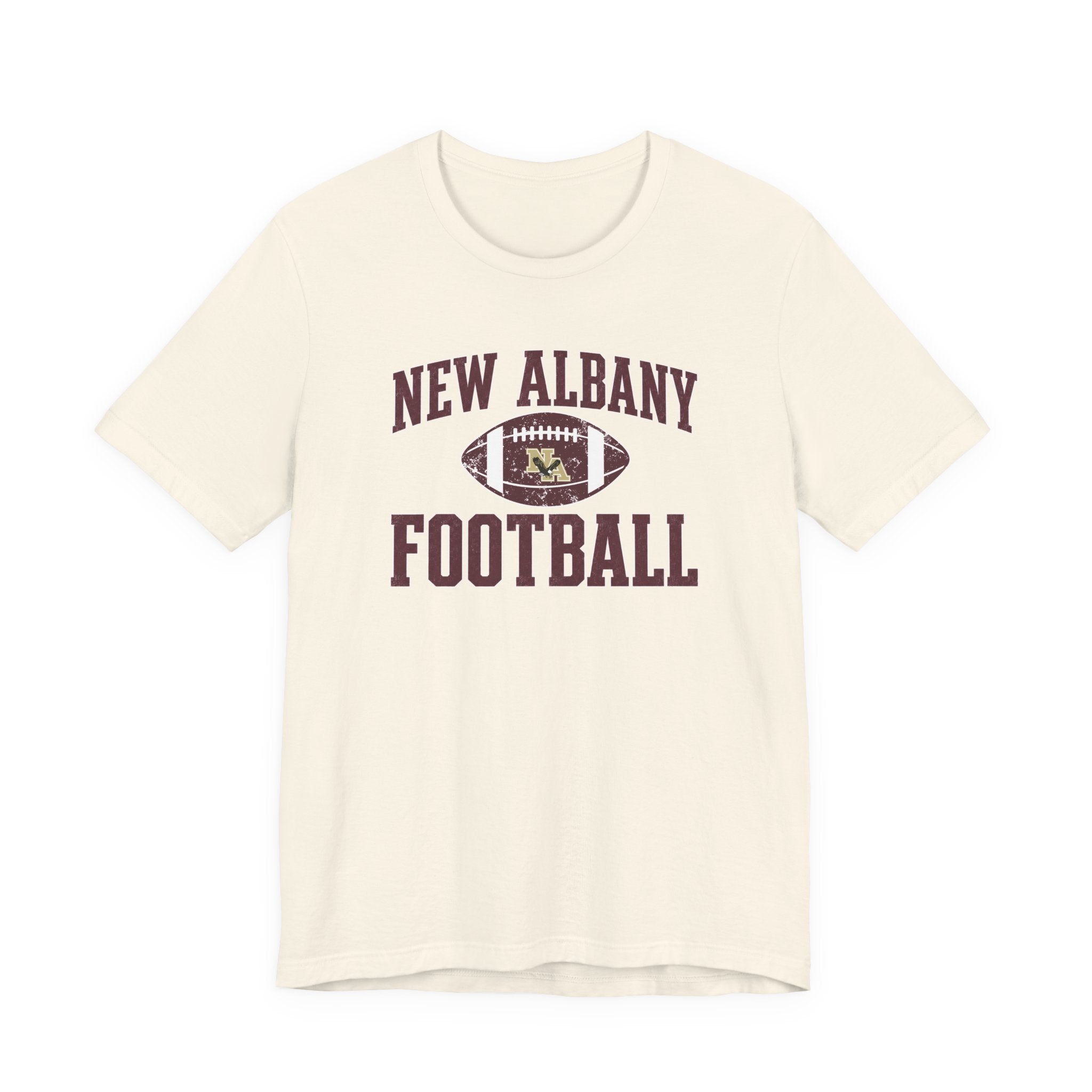 Adult Unisex New Albany Football Pride Graphic Short Sleeve Soft Tee