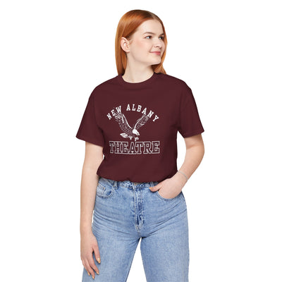 Adult Unisex Flying Theatre Eagle Graphic Short Sleeve Soft Tee