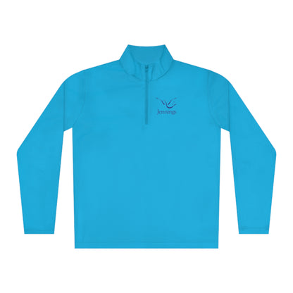 Adult Unisex Sport-Tek Competitor Performance Quarter-Zip Pullover - Blue Jennings Logo