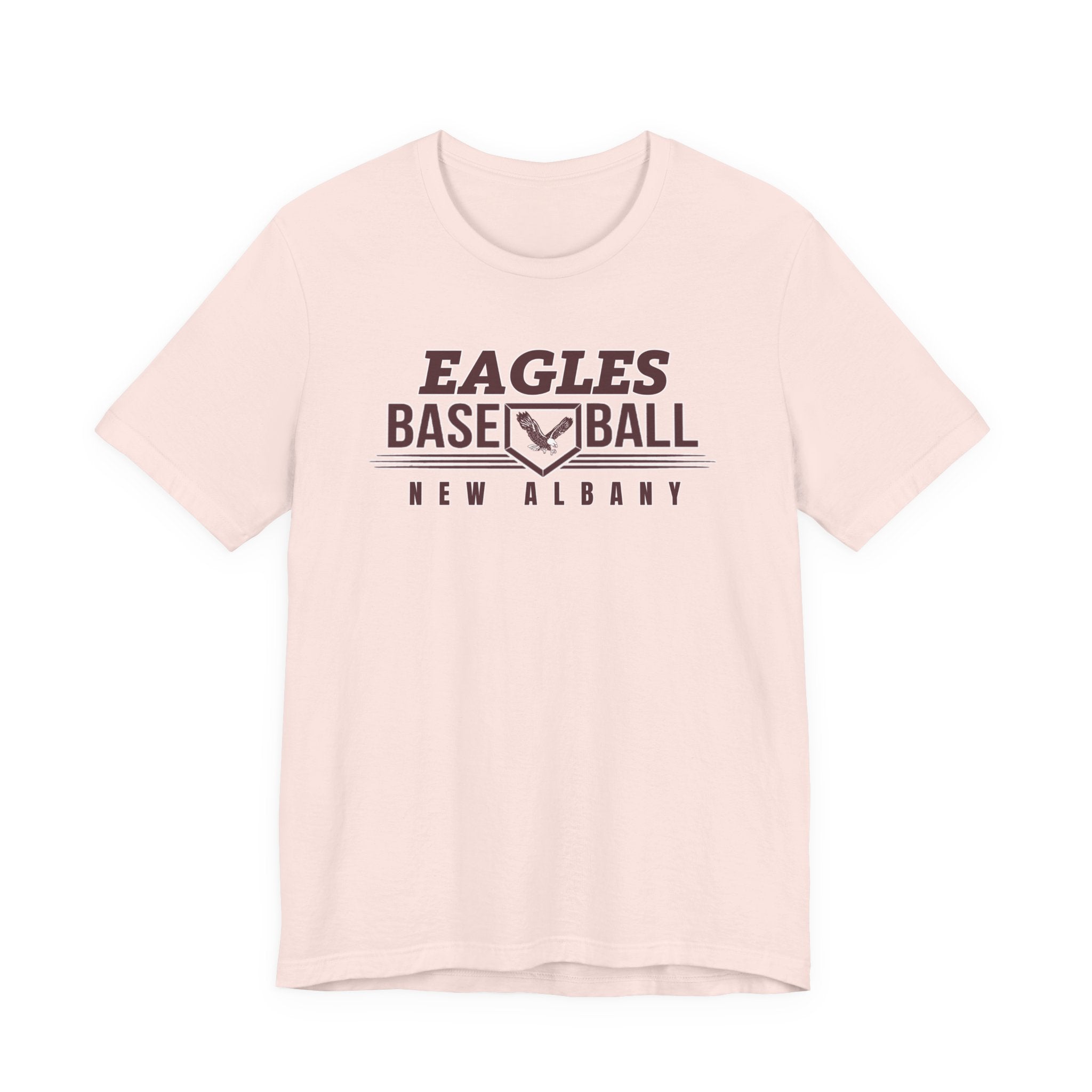 Adult Unisex New Albany Eagles Home Plate Pride Graphic Short Sleeve Soft Tee