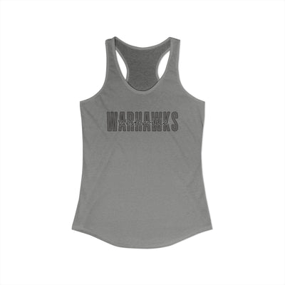 Women's Westerville Central Warhawks Spirit Script Graphic Next Level Racerback Tank
