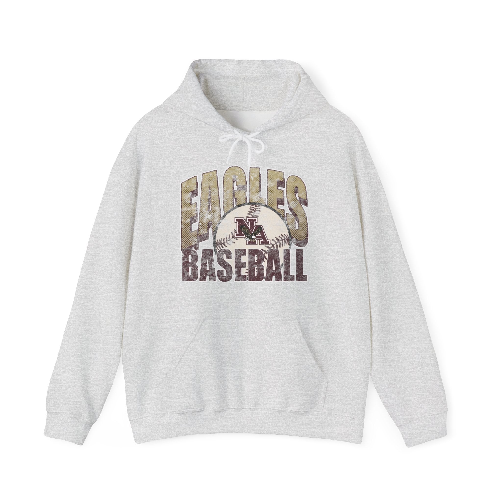 Adult Unisex New Albany Eagles Distressed Dugout Graphic Hoodie