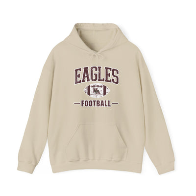 Adult Unisex Eagles Football Vintage Distressed Graphic Hoodie