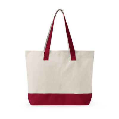 South Hills Swim Club Heritage Graphic Large Zippered Canvas Tote