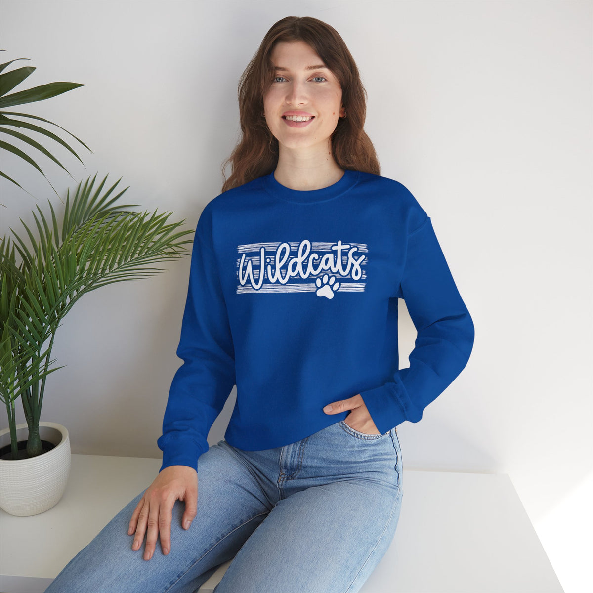 Adult Unisex Overbrook Elementary Wildcats Spirit Graphic Sweatshirt