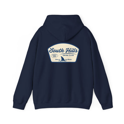 Adult Unisex South Hills Swim Club Home of the Sharks Graphic Hoodie