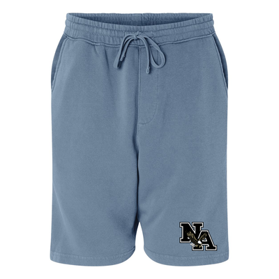 Men's Classic Logo Wave Washed Fleece Shorts - New Albany Eagles
