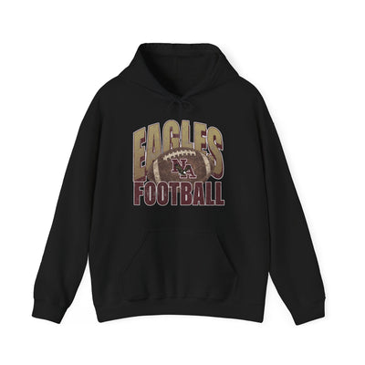 Adult Unisex New Albany First-Down Distressed Football Graphic Hoodie