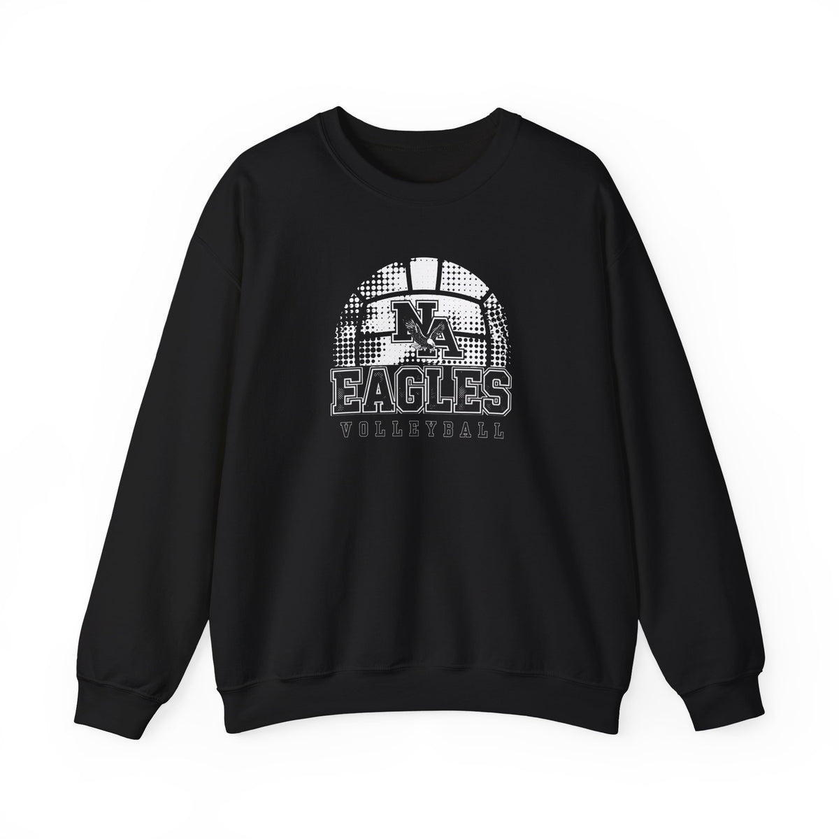 Adult Unisex New Albany Eagles Spike it Graphic Sweatshirt