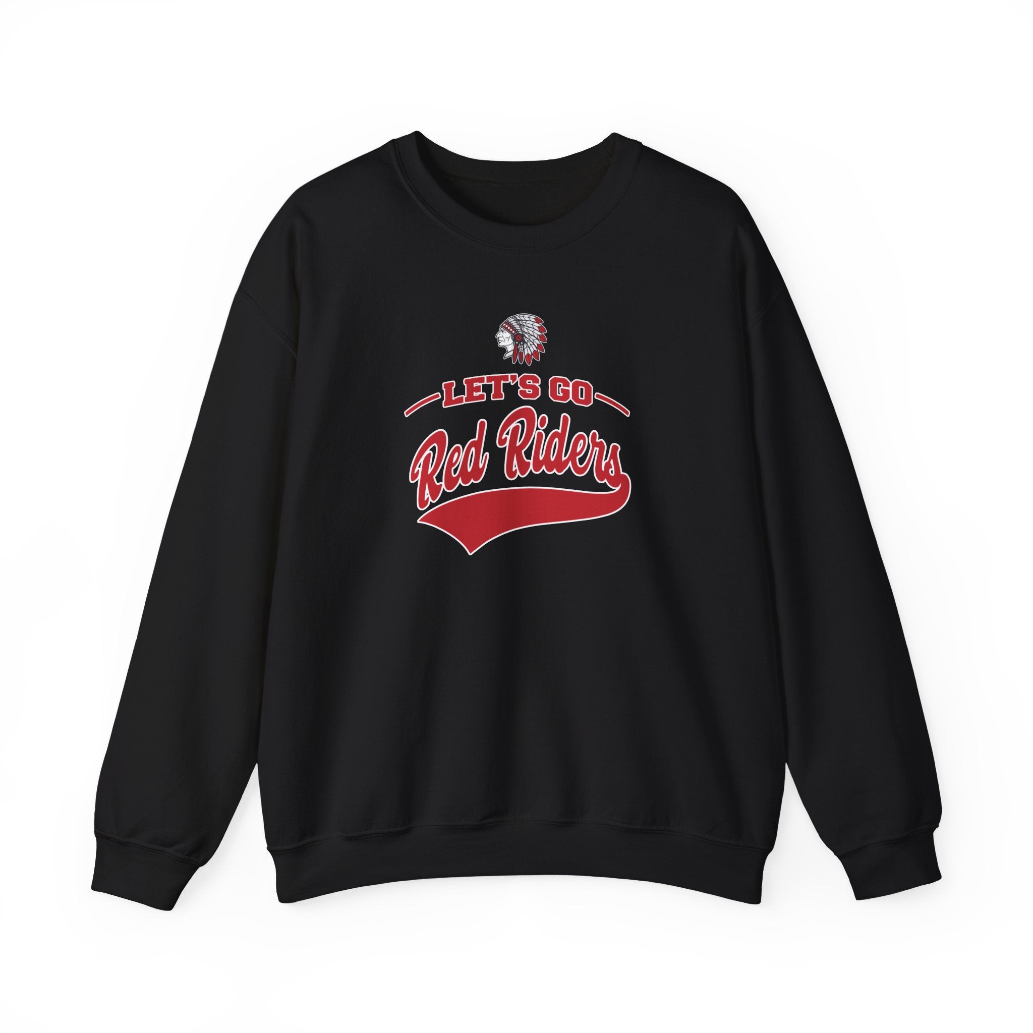 Adult Unisex Let's Go Red Riders Graphic Sweatshirt
