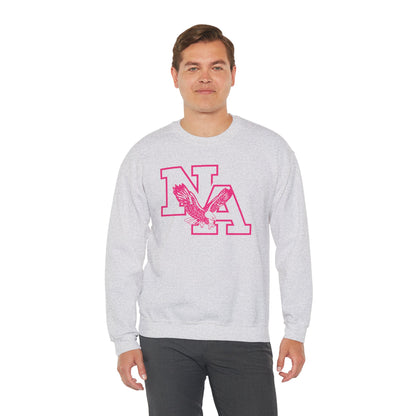 Adult Unisex Neon Pink Power Graphic Sweatshirt - PINK OCTOBER
