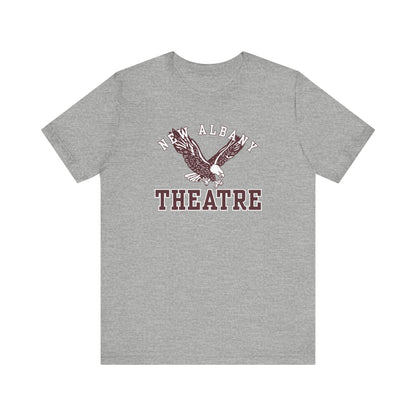 Adult Unisex Flying Theatre Eagle Graphic Short Sleeve Soft Tee