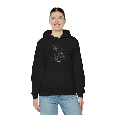 Adult Unisex Orchid Graphic Hoodie - Akhia