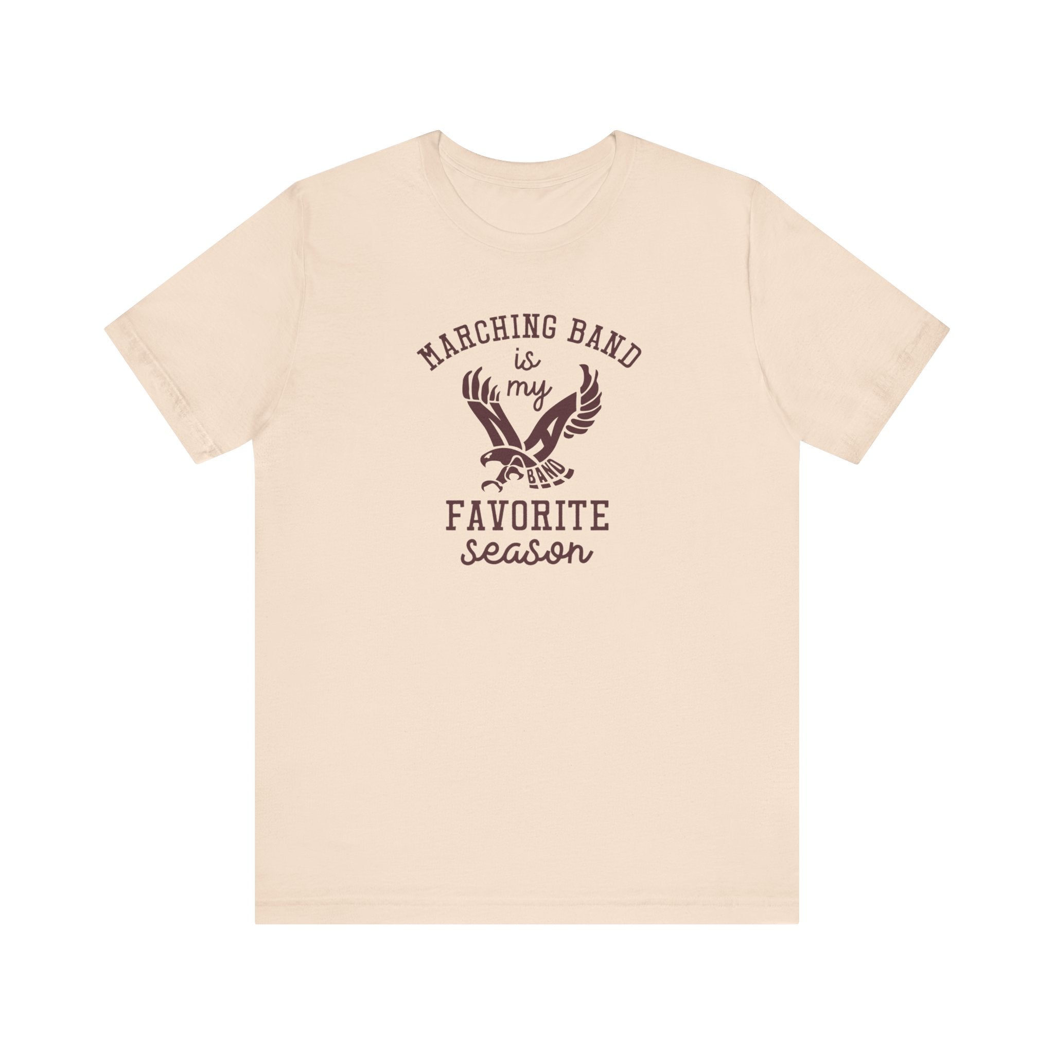 Adult Unisex Marching Band Season Graphic Short Sleeve Soft Tee