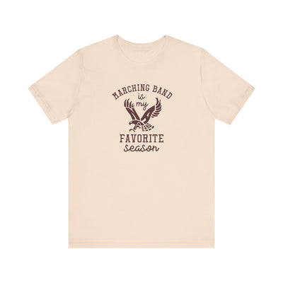 Adult Unisex Marching Band Season Graphic Short Sleeve Soft Tee