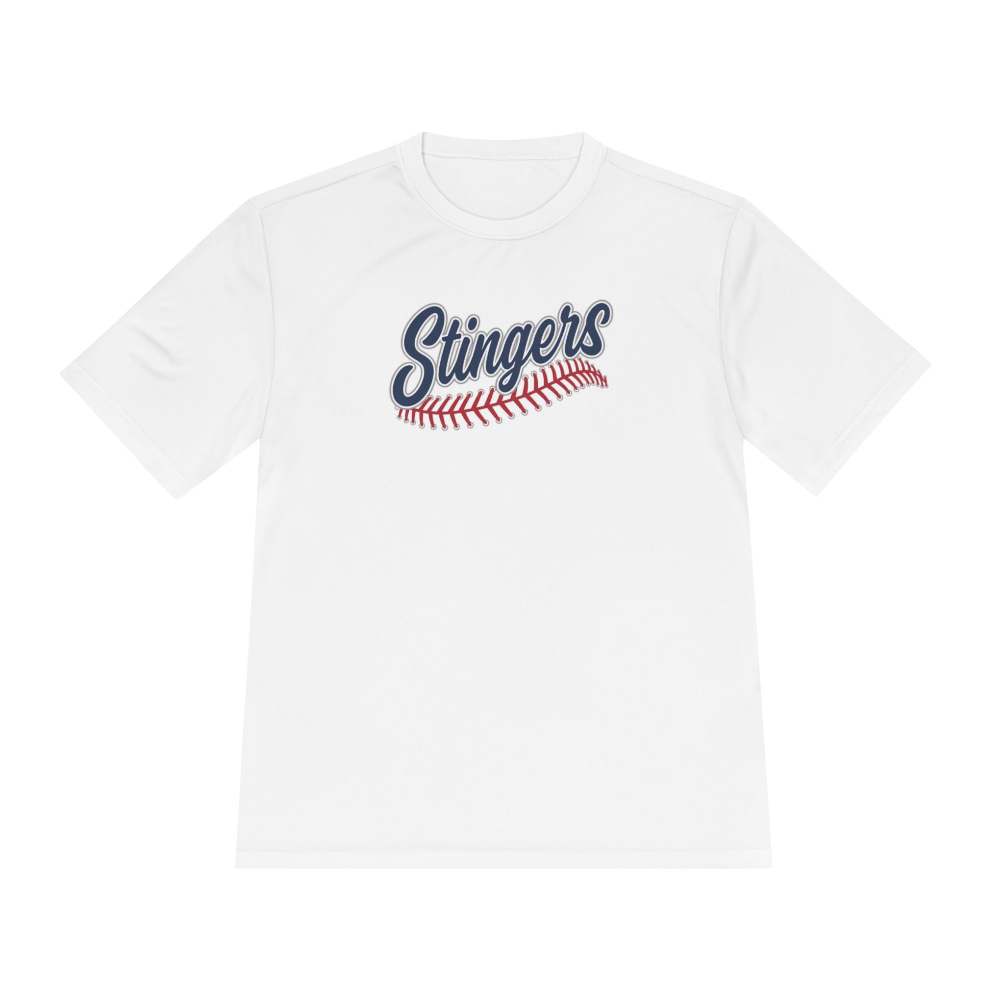 Adult Unisex Stingers Softball Stitches Graphic Sport-Tek Competitor Performance Tee