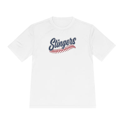 Adult Unisex Stingers Softball Stitches Graphic Sport-Tek Competitor Performance Tee