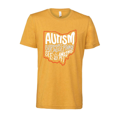 Adult Unisex "Autism See The Amazing" Bridgeway Graphic Short Sleeve Tee