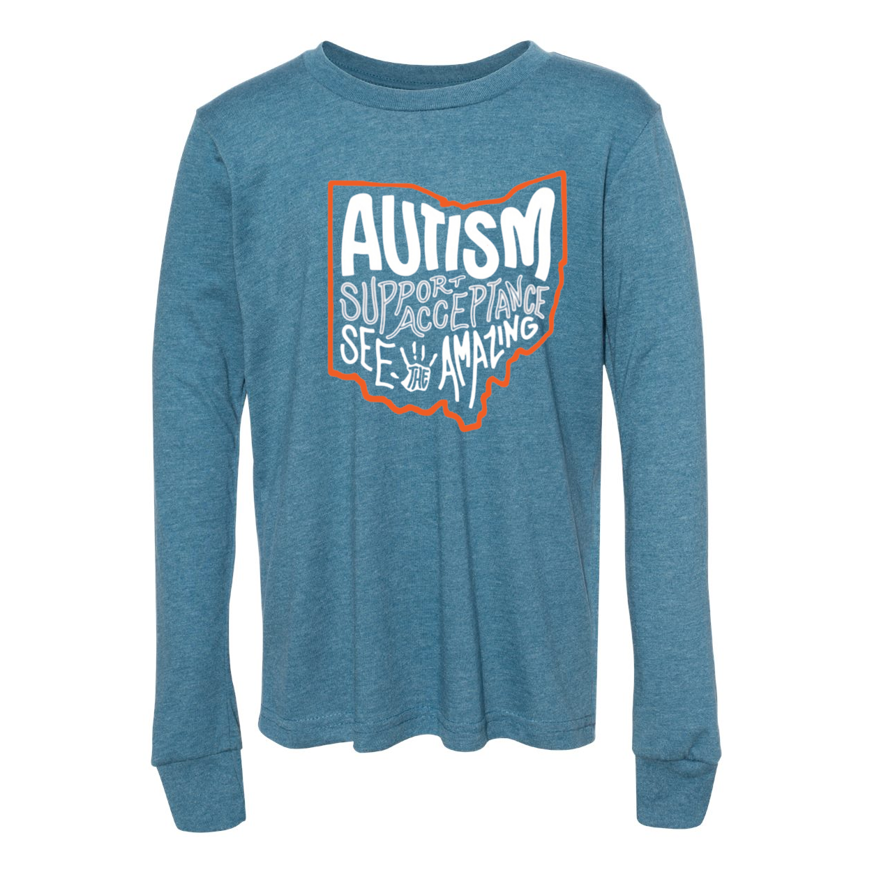 Youth "Autism See The Amazing" Bridgeway Graphic Long Sleeve Tee