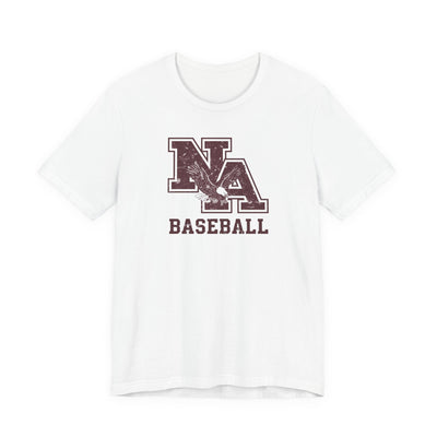Adult Unisex New Albany Baseball Vintage Vibe Logo Graphic Short Sleeve Soft Tee