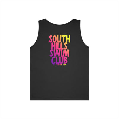 Adult Unisex South Hills Swim Club SHSC Ombre Graphic Tank