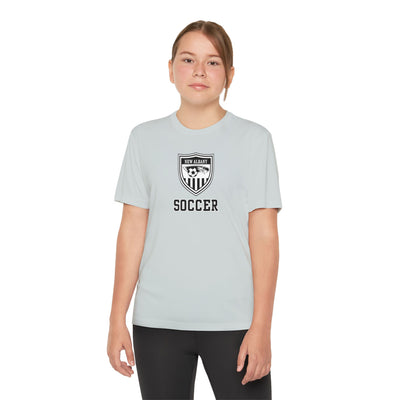 Youth New Albany Youth Soccer League Crest Graphic Sport-Tek Competitor Performance Tee
