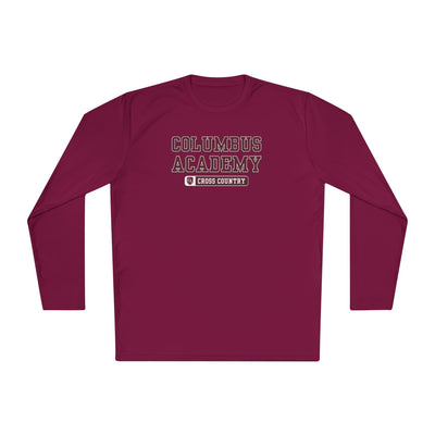 Adult Unisex Columbus Academy Golf  Graphic Sport-Tek Competitor Performance Long Sleeve Tee