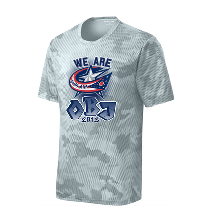 Youth Sport-Tek® WE ARE OBJ Short Sleeve Graphic Camo Performance Tee